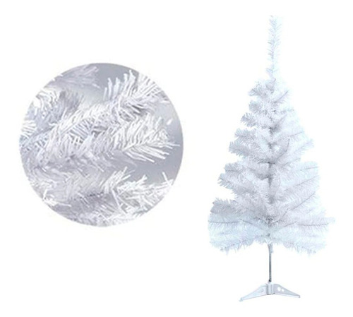  Árvore De Natal Pinheiro Branca 60cm Promoção De Natal