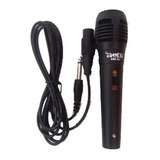 Microfone Profissional Le-905 Cabo P10 De Mão Com Fio 2,5 M Cor Preto