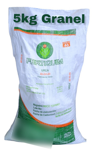 Urea. Fertilizante Nitrógeno 46-0-0 5 Kg