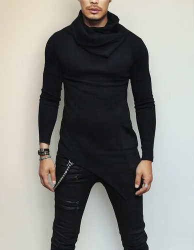 Sudadera Sueter Con Cuello Moda Para Hombre Caballero 3005