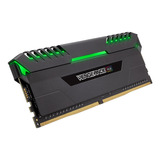 Memoria Ram Vengeance Rgb Gamer Color Negro 32gb 4 Corsair Cmr32gx4m4c3000c15