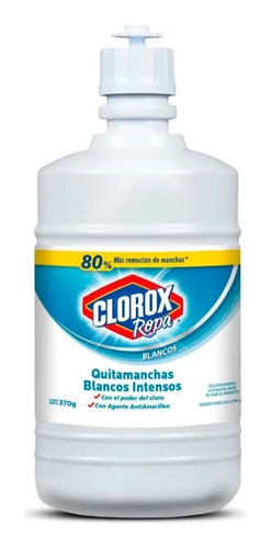 Quitamanchas Cloro Ropa Blanca Sin Cloro 370g Clorox
