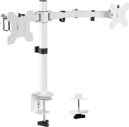 Soporte De Escritorio Para 2 Monitores De Hasta 30 Pulgadas