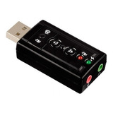 Tarjeta De Sonido Externa Usb 7.1 Adaptador Audio Microfono