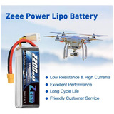 Zeee 14.8v 2200mah 120c 4s Lipo Con Xt60 Del Enchufe Rc Graf