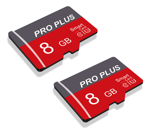 Memory Card 8gb Pro Plus Red Gray Video Surveillance U3 V10