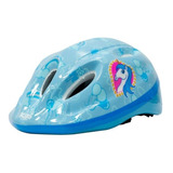 Capacete Infantil Absolute Kids Shake Unicórnio Cor Azul Tamanho M