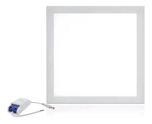 Kit 2 Plafon Embutir Quadrado Led 25w Painel Bivolt 22x22