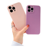 Capinha Silicone Aveludada Protege Câmera Para iPhone 11 6.1