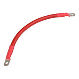 Cable Solar Rojo 25mm²x 25 Cms Conector 8,5mm Batería Ciclos