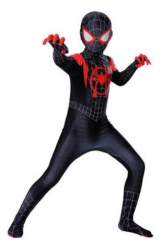 Traje De Una Pieza Medias Spiderman Niños Adultos