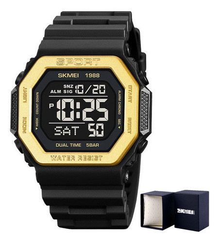 Relojes Cuadrados Deportivos Skmei Luminous Calendar