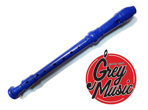 Flauta Dulce Starmaker Rec-10 Con Palillo Limpiador Azul