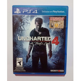 Uncharted 4 Ps4 Fisico Igual A Nuevo!