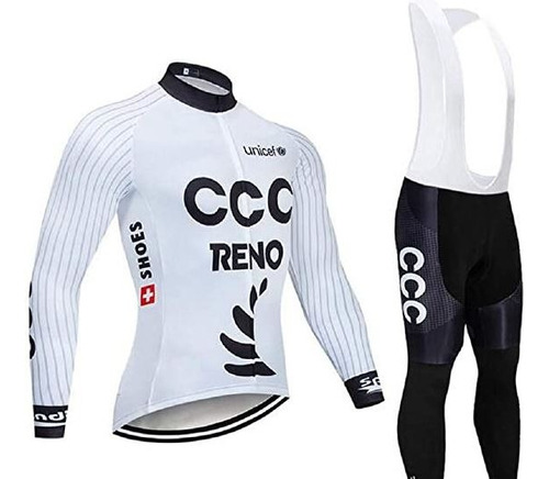 Uniforme Ciclismo Ruta Mtb Ccc Reno Pantalon Badana En Gel 