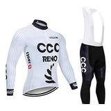 Uniforme Ciclismo Ruta Mtb Ccc Reno Pantalon Badana En Gel 