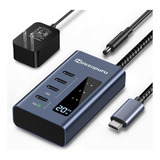 Minisopuru Hub Usb C Alimentado, Concentrador Usb-c De 10 Gb