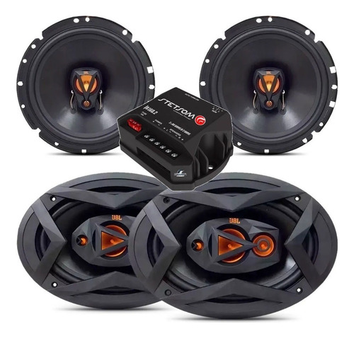 Kit 4 Alto Falantes Jbl Original 300w Rms Total Som + Modulo