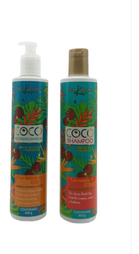 Set  Acondicionador Coco + Shampoo Coco Nekane 