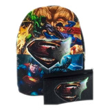 Morral + Cartuchera Comic Batman Vs Superman Maleta Nueva