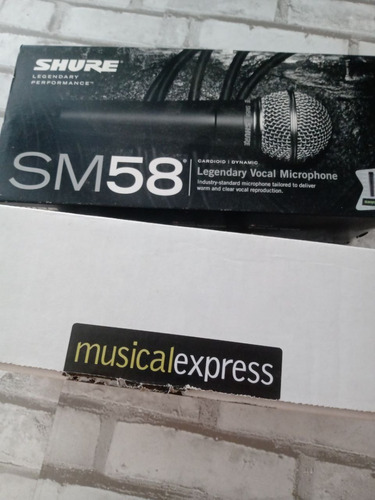 Microfone Shure Sm Sm58-lc Original Pouco Usado