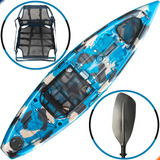 Caiaque Pesca Tuna Pro Hidro2eko Kayak Com Cadeira E Remo 