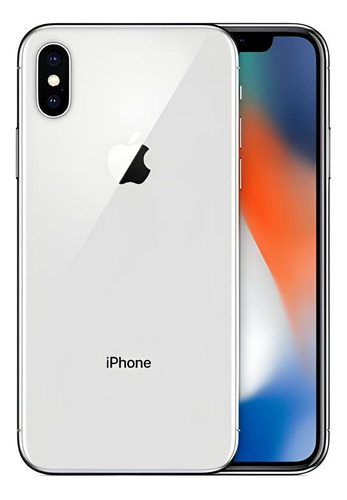 iPhone X 64 Gb Prateado - Conjunto Completo