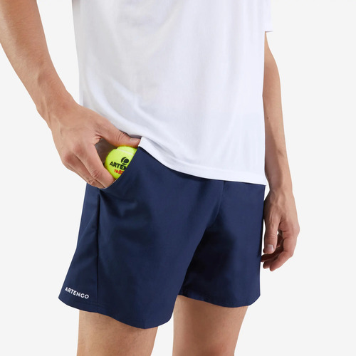 Short De Tenis Para Hombre - Essential Azul Marino Artengo