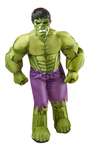 Disfraz Hulk Inflable Marvel Navidad Importado Súper Héroe