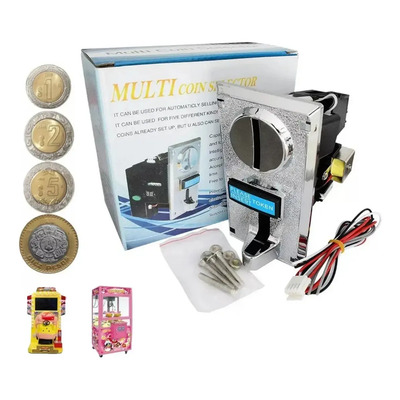 Selector De Monedas Múltiple Electrónico Alta Precisión Universal 6 Tipos Aceptador De Monedas Con Señal Acumulada Control De Tiempo Para Máquina Expendedora Teléfono De Monedas Arcademynorcal | MercadoLibre