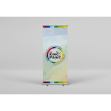 Pendon Roller 80x200cm Full Color Papel Sintético Premium