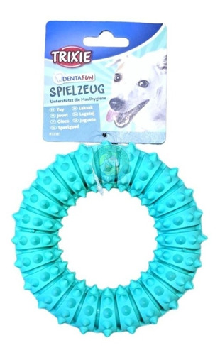 Trixie Dental Fun Anillo Aro 12cm Juguete Perro Sabor Menta 