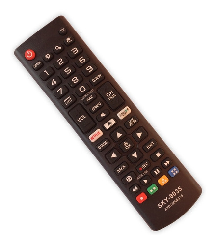 Controle Compatível Tv LG Smart 49lj5550 Com Netflix/amazon 