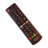 Controle Compatível Tv LG Smart 55uj7500 Com Netflix/amazon 