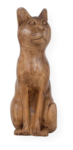 Escultura Madeira Recuperada: Gato (1794)