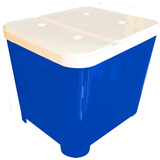 Porta Ração Container 15kg - Azul