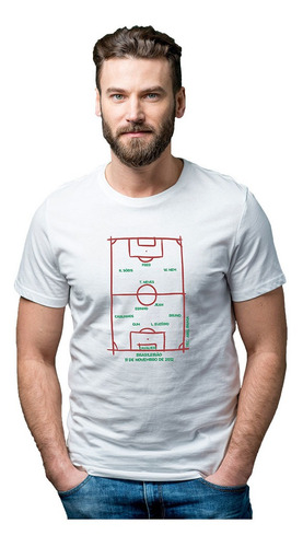 Camiseta Futebol - Escalação Campeão Brasileirão 2012