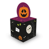 Caixa Lembrancinha Halloween 5,1x5,1x7,8cm Junco 8und