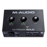 M-audio M-track Solo Interfaz De Audio Usb 2x2