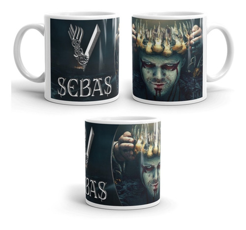 Mugs Vikingos Serie Personalizado Con Nombre / Taza / Vaso 