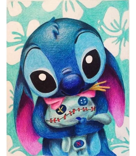 5d Diy Diamond Painting  Pintura  Diamante 5d Disney Stitch