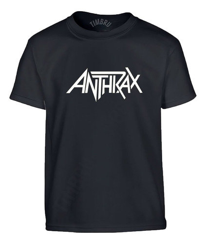 Remera Anthrax Banda Trash Metal Unisex Algodón Premium 