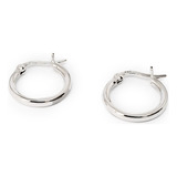 Aros Argollas 16mm Plata Fina 925