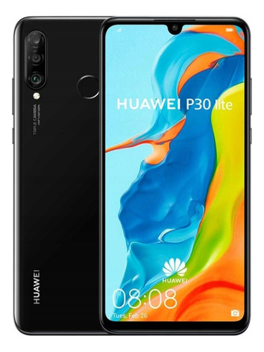 Huawei P30 Lite Dual Sim 128 Gb Medianoche Negro 6 Gb Ram