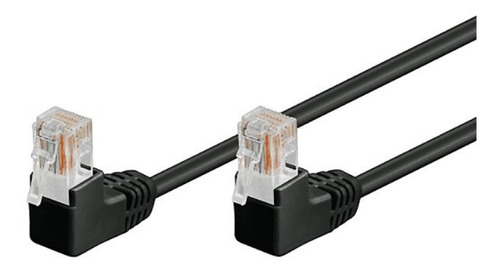 Cable Utp 90° Angulo Categoría 6 Patch Cord 3 Metros