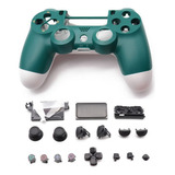 Carcasa Repusto Alphine Green Para Control Sony Ps4 Slim 040