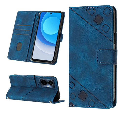 Funda Tipo Cartera Con Tapa En Relieve Para Tecno Camon 19 P