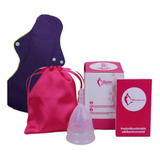 Copa Menstrual Aneer Bolsa Instructivo Toalla Tela Certifica