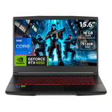 Laptop Msi Thin Gf63:i7, 16gb Ddr4, Ssd 512gb, Rtx4050, W11h