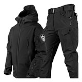 Traje Deportivo Hombre Táctica Militar Outdoor Shark Térmica